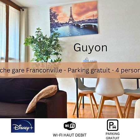 Apartament Guyon - Cosy Proche Gare Parking Facile - Balcon #Sirdest Franconville  Zewnętrze zdjęcie